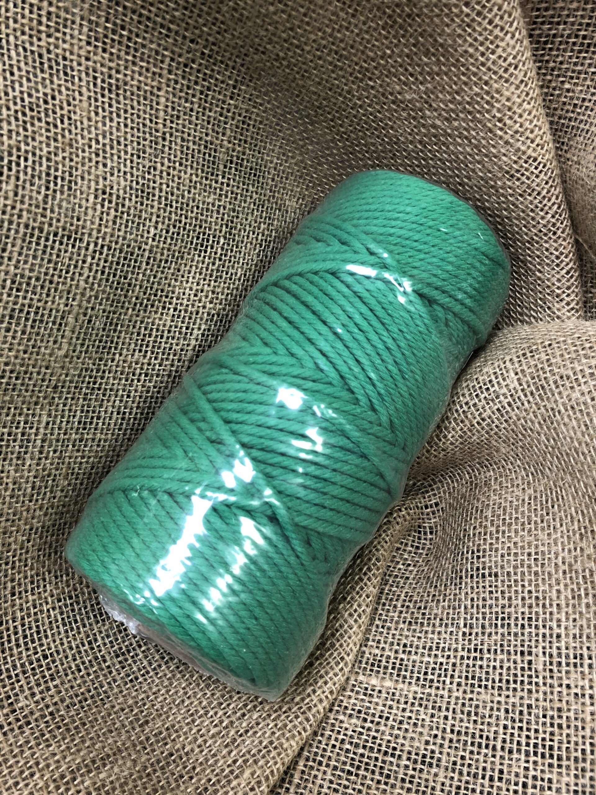 Cord N Hiladillo Para Macram Mm Color Verde Metros Rollo