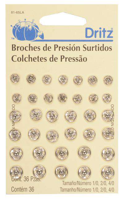 Tira de Broches de Presion (Snap Tape) Blanco – 8 Yardas (28607-9