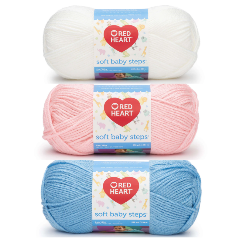 LANA SOFT BABY STEPS (141G) - RED HEART