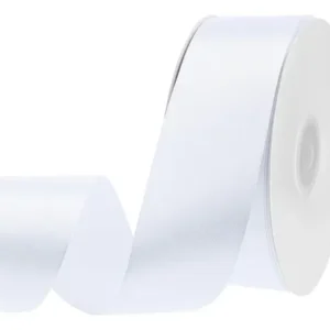 CINTA SATIN 1.5" 50YDS/ROLLO BLANCA