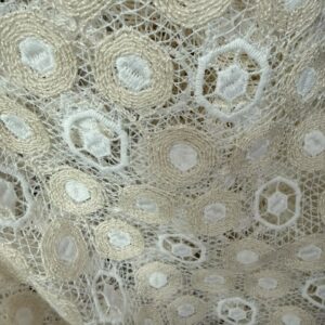 TELA CROCHE CREMA/BLANCO 54"