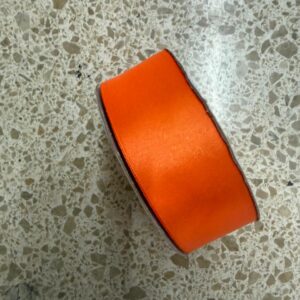 CINTA SATIN 1.5" 50YDS/ROLLO NARANJA