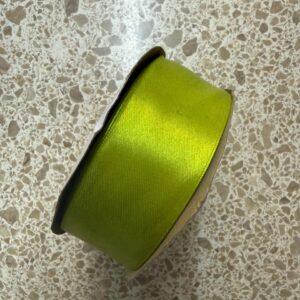 CINTA SATIN 1.5" 50YDS/ROLLO VERDE CAÑA