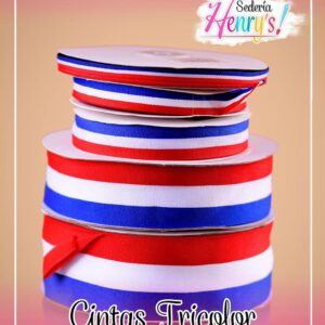 CINTA TRICOLOR 1.5" 50MTS/ROLLO