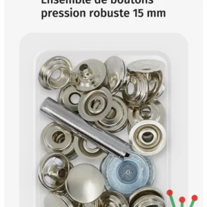 Kit de broches de presión de alta resistencia, 7 juegos (18-65)