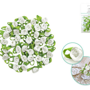 Flores de CINTA Blanca 36PCS