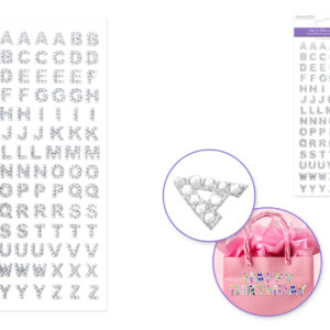Sticker Rehinstone letras gs304c